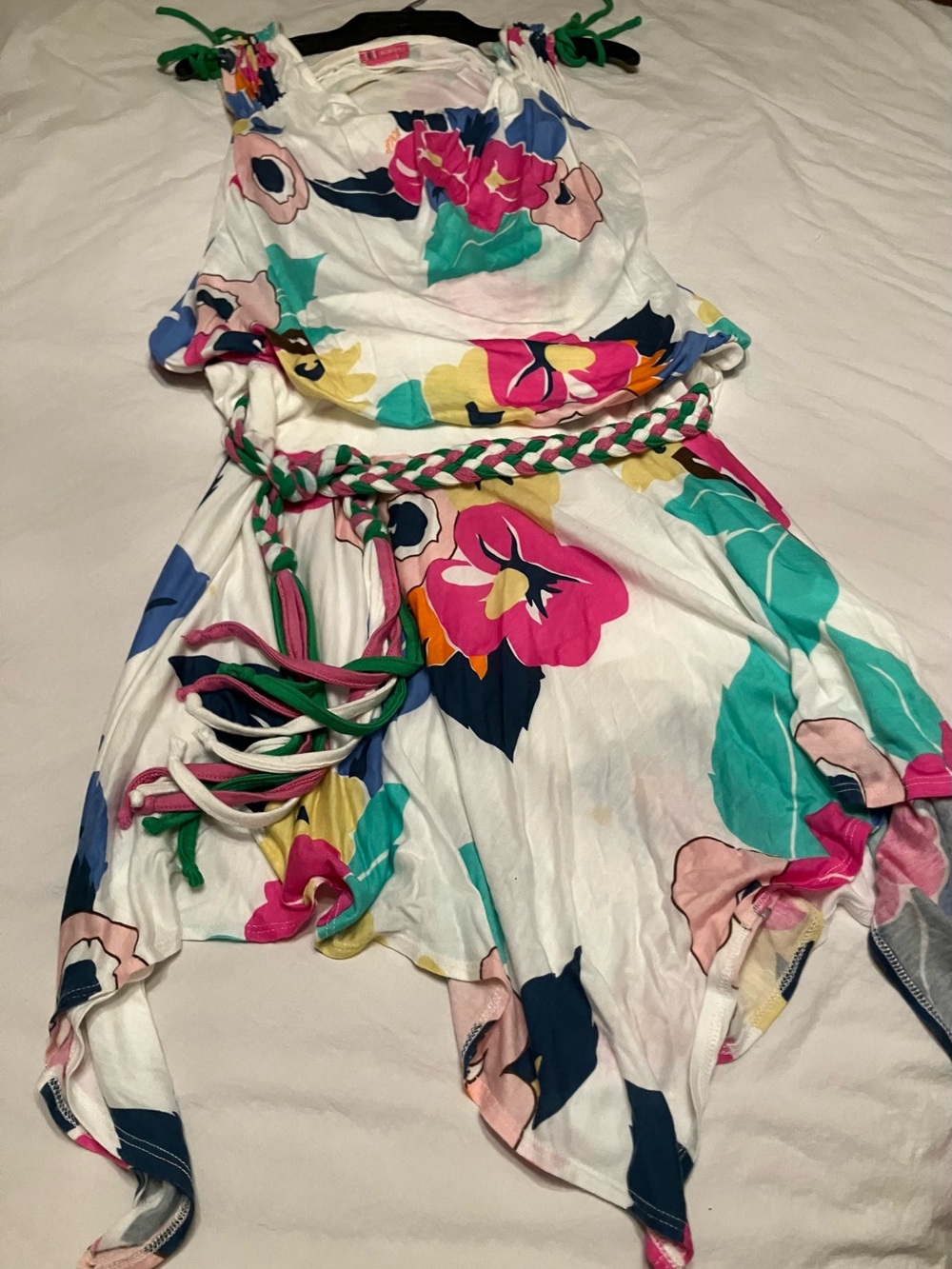 BCBGirls Tropical Floral Women’s Top and Skirt Set